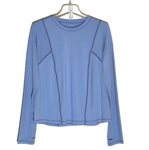 Sweaty Betty Haste Run along Sleeve Top Size Large